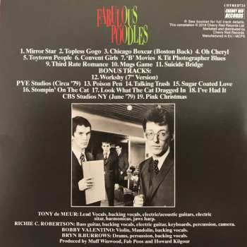 3CD Fabulous Poodles: Mirror Stars - The Complete Pye Recordings 1976 - 1980