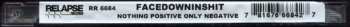CD Facedowninshit: Nothing Positive, Only Negative