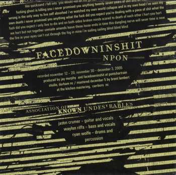 CD Facedowninshit: Nothing Positive, Only Negative