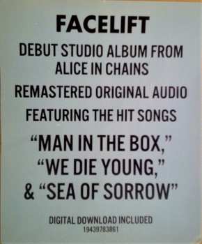 2LP Alice In Chains: Facelift