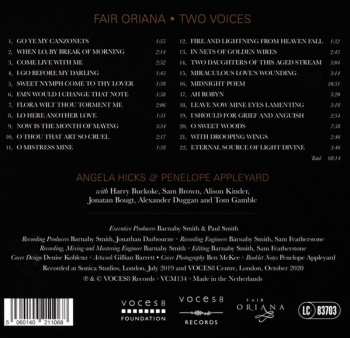 CD Fair Oriana: Two Voices