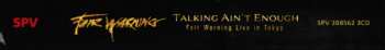3CD Fair Warning: Talking Ain't Enough Fair Warning Live In Tokyo