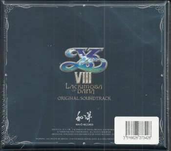 3CD/Dobozkészlet Falcom Sound Team Jdk: Ys VIII: Lacrimosa Of Dana