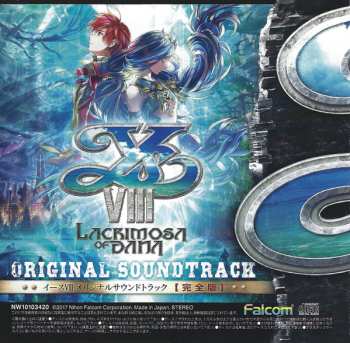 3CD Falcom Sound Team Jdk: Ys VIII -Lacrimosa of DANA- ORIGINAL SOUNDTRACK ~COMPLETE~