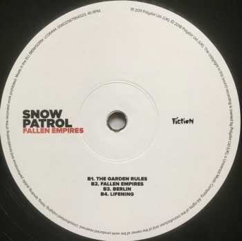 2LP Snow Patrol: Fallen Empires