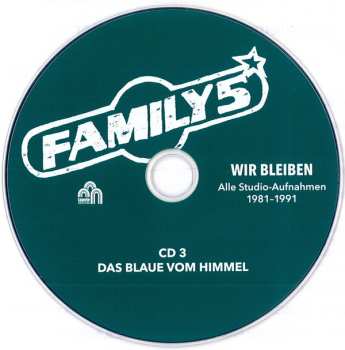 5CD/Dobozkészlet Family 5: Wir Bleiben - Alle Studio-Aufnahmen 1981-1991 LTD | NUM