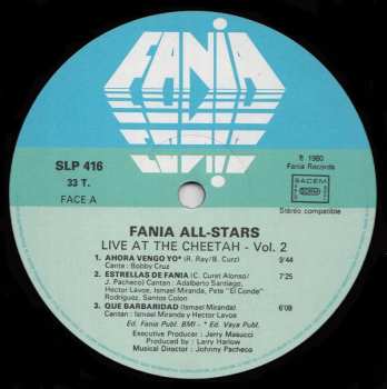 LP Fania All Stars: Live Vol. 2 At The Cheetah