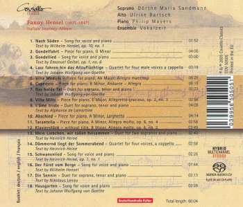 SACD Fanny Mendelssohn Hensel: Italian Journey
