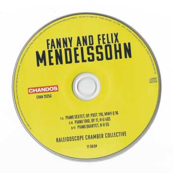 CD Felix Mendelssohn-Bartholdy: Piano Sextet / Piano Quartet / Piano Trio