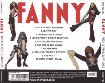 CD Fanny: Rock And Roll Survivors