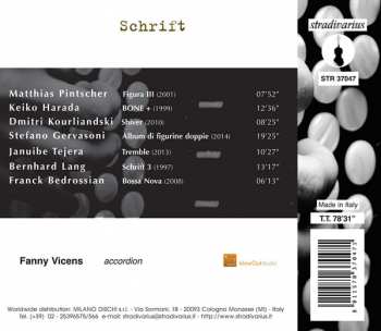 CD Fanny Vicens: Schrift 
