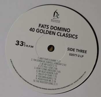 2LP Fats Domino: 40 Golden Classics
