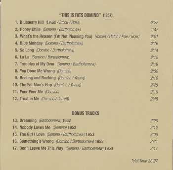 10CD/Dobozkészlet Fats Domino: The Fat Man Is Stompin'