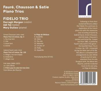 CD Erik Satie: Piano Trios