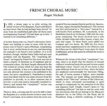 CD John Eliot Gardiner: Faure: Requiem / Debussy: Trois Chansons De Charle