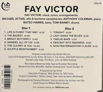 2CD Fay Victor: Life Is Funny That Way (Herbie Nichols Sung) LTD