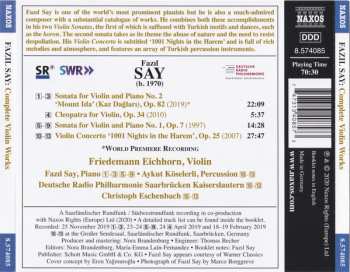 CD Fazıl Say: Complete Violin Works