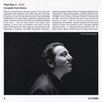 CD Fazıl Say: Complete Violin Works