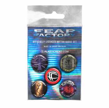 Merch Fear Factory: Kitűző készlet Albums 1992-2001 Button Badge Set