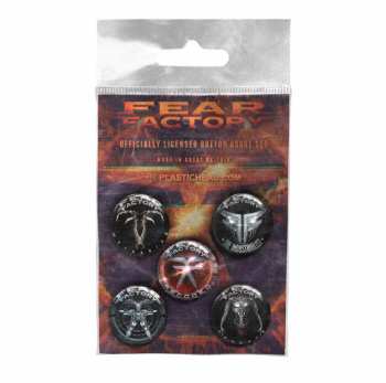 Merch Fear Factory: Kitűző készlet Albums 2010-2021 Button Badge Set