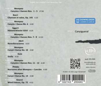 CD Frederic Mompou: Avant-guarding Mompou