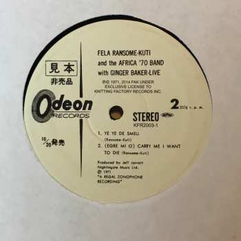 LP Fela Kuti: Live!