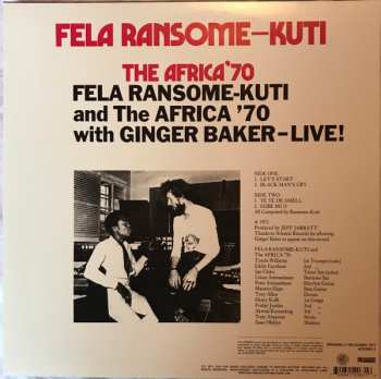 LP Fela Kuti: Live!