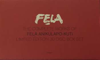 29CD/DVD/Dobozkészlet Fela Kuti: The Complete Works Of Fela Anikulapo-Kuti DLX | LTD