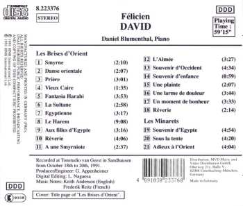 CD Daniel Blumenthal: Les Brises D'Orient • Les Minarets