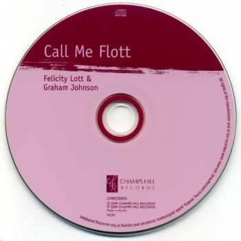 CD Felicity Lott: Call Me Flott