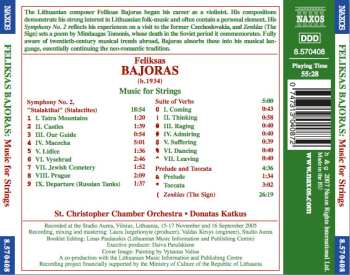 CD St. Christopher Chamber Orchestra: Music For Strings