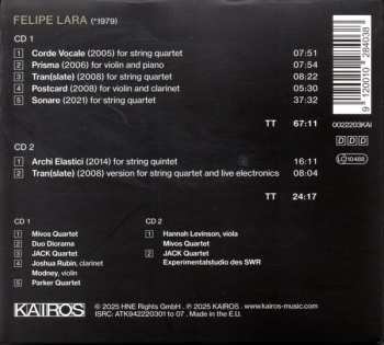 2CD The JACK Quartet: Chamber Music For Strings