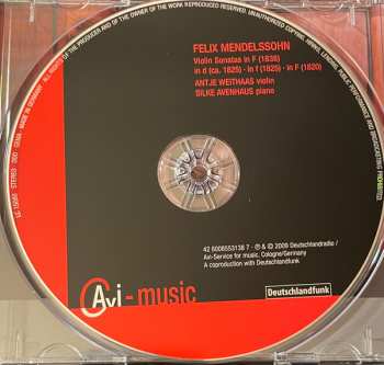 CD Antje Weithaas: Violin Sonatas