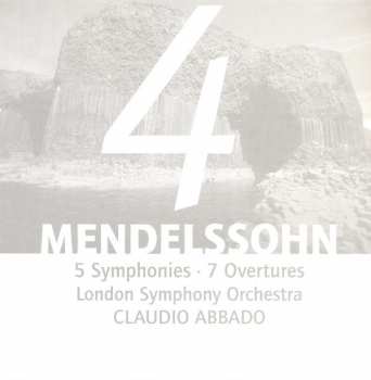 4CD/Dobozkészlet The London Symphony Orchestra: 5 Symphonies, 7 Overtures