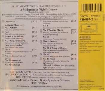 CD Felix Mendelssohn-Bartholdy: A Midsummer Night's Dream