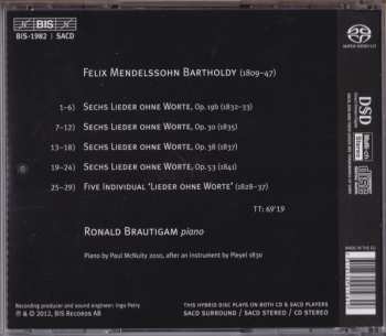 SACD Felix Mendelssohn-Bartholdy: Lieder Ohne Worte Books 1 – 4