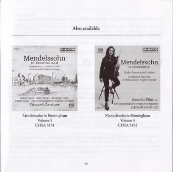 SACD Felix Mendelssohn-Bartholdy: Mendelssohn In Birmingham (Overtures)