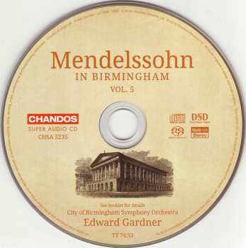 SACD Felix Mendelssohn-Bartholdy: Mendelssohn In Birmingham (Overtures)