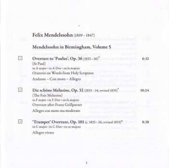 SACD Felix Mendelssohn-Bartholdy: Mendelssohn In Birmingham (Overtures)