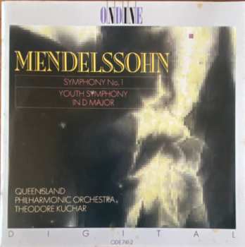 CD Felix Mendelssohn-Bartholdy: Symphony No. 1 / Youth Symphony In D Major