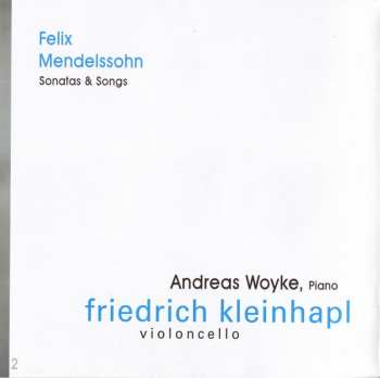 SACD Felix Mendelssohn-Bartholdy: Sonatas & Songs