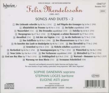 CD Felix Mendelssohn-Bartholdy: Songs And Duets - 2