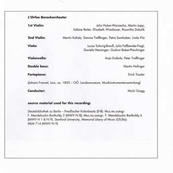 CD Felix Mendelssohn-Bartholdy: String Symphonies Vol. 3