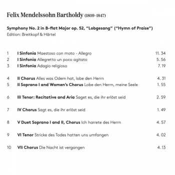SACD Felix Mendelssohn-Bartholdy: Symphony #2 "Lobgesang