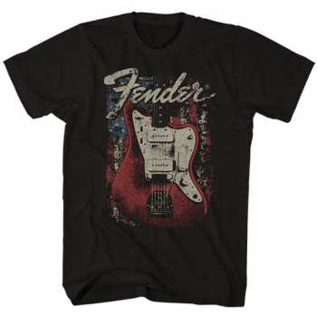 Merch Fender: Póló Distressed Guitar 