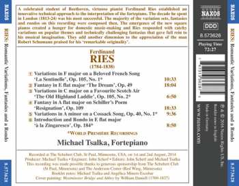 CD Ferdinand Ries: Romantic Variations, Fantasies And A Rondo