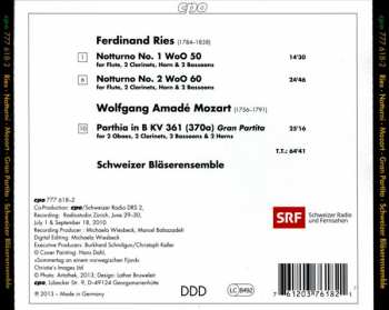 CD Wolfgang Amadeus Mozart: Notturni; Gran Partita