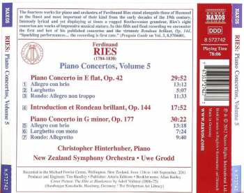 CD The New Zealand Symphony Orchestra: Piano Concertos (Op. 42 And Op. 177 Introduction Et Rondeau Brillant)