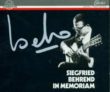 Album Ferdinando Carulli: Siegfried Behrend In Memoriam