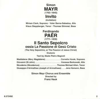 CD Franz Hauk: Il Santo Sepolcro
